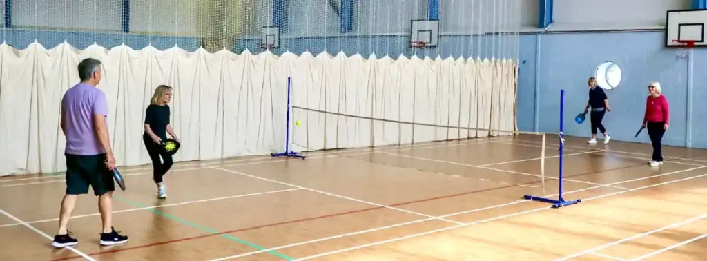 u3a members playing pickleball